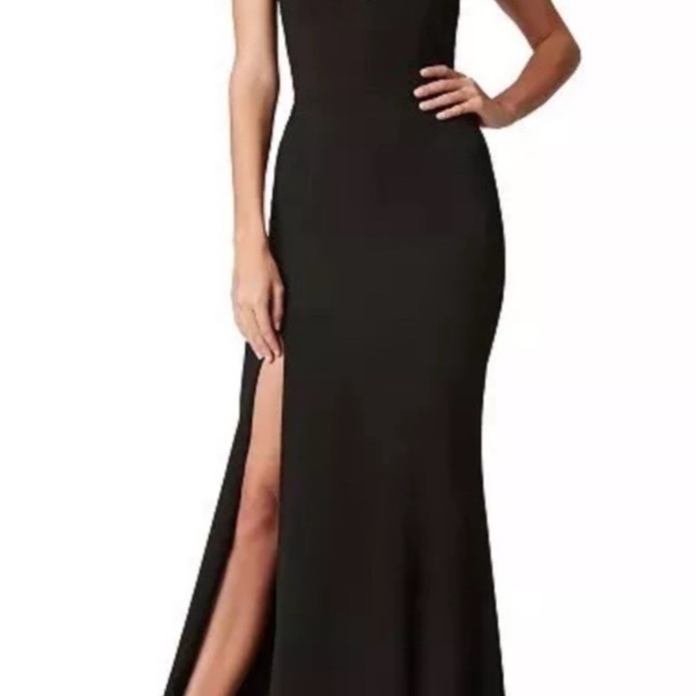 Dress the population Elegant Black Evening Gown - Picture 2 of 6